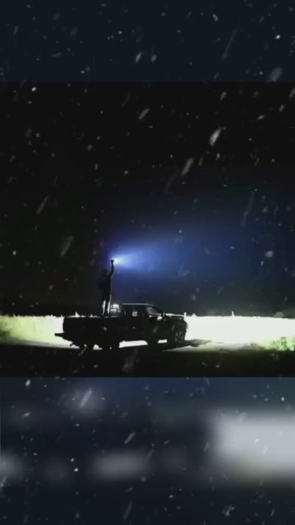 Linterna alta potencia impermeable con zoom